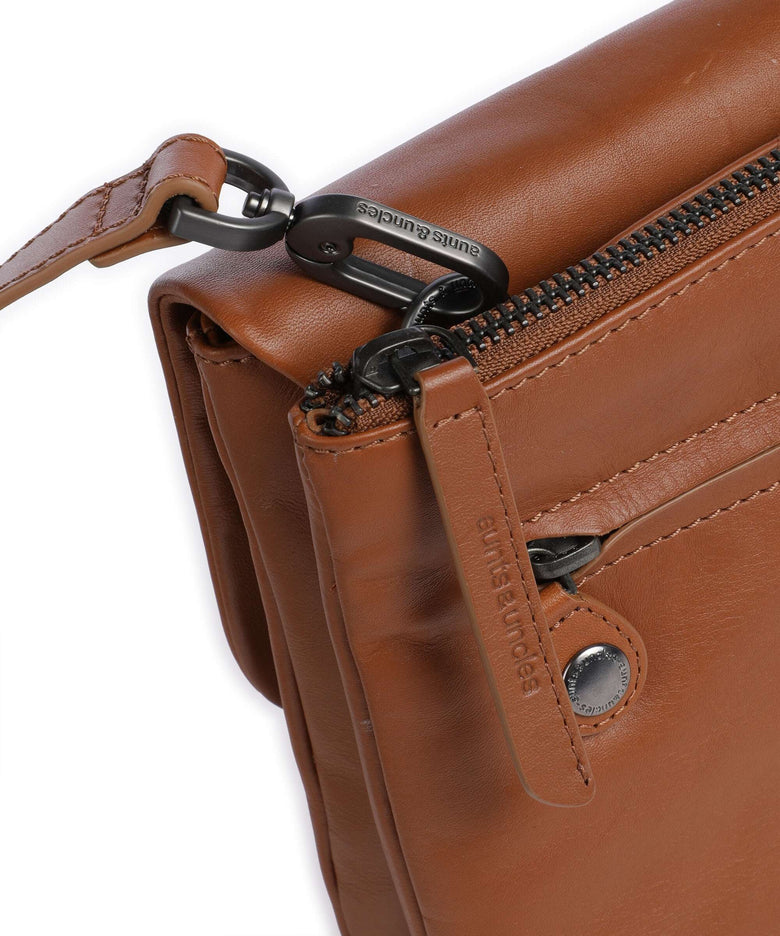 Aunts & Uncles Jamie's Orchard Pepino Crossbody bag cognac