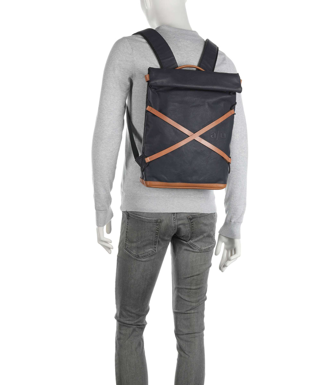 Aunts & Uncles Japan Yokohama Rolltop backpack night blue