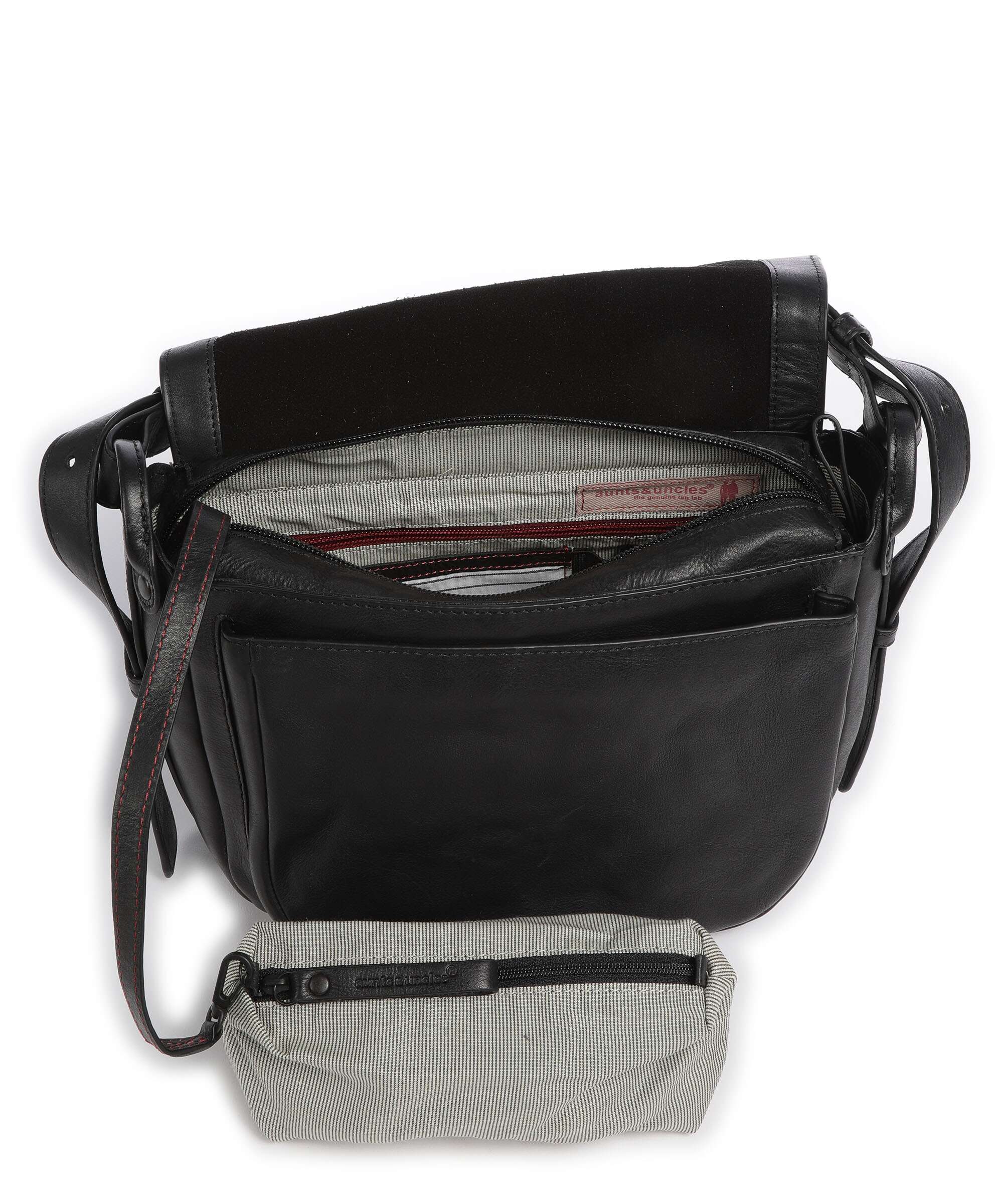 Aunts & Uncles Grandma's Luxury Club Mrs. Bourbon Brownie Crossbody bag black smoke