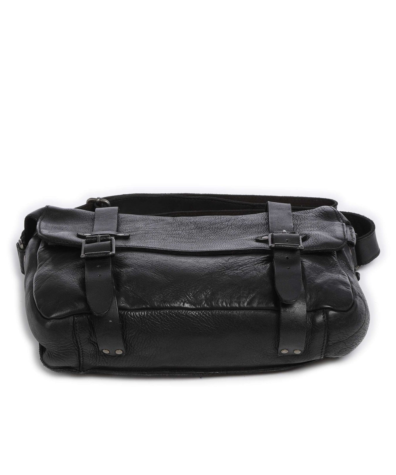 Aunts & Uncles Barbershop Anchor Messenger bag charcoal black