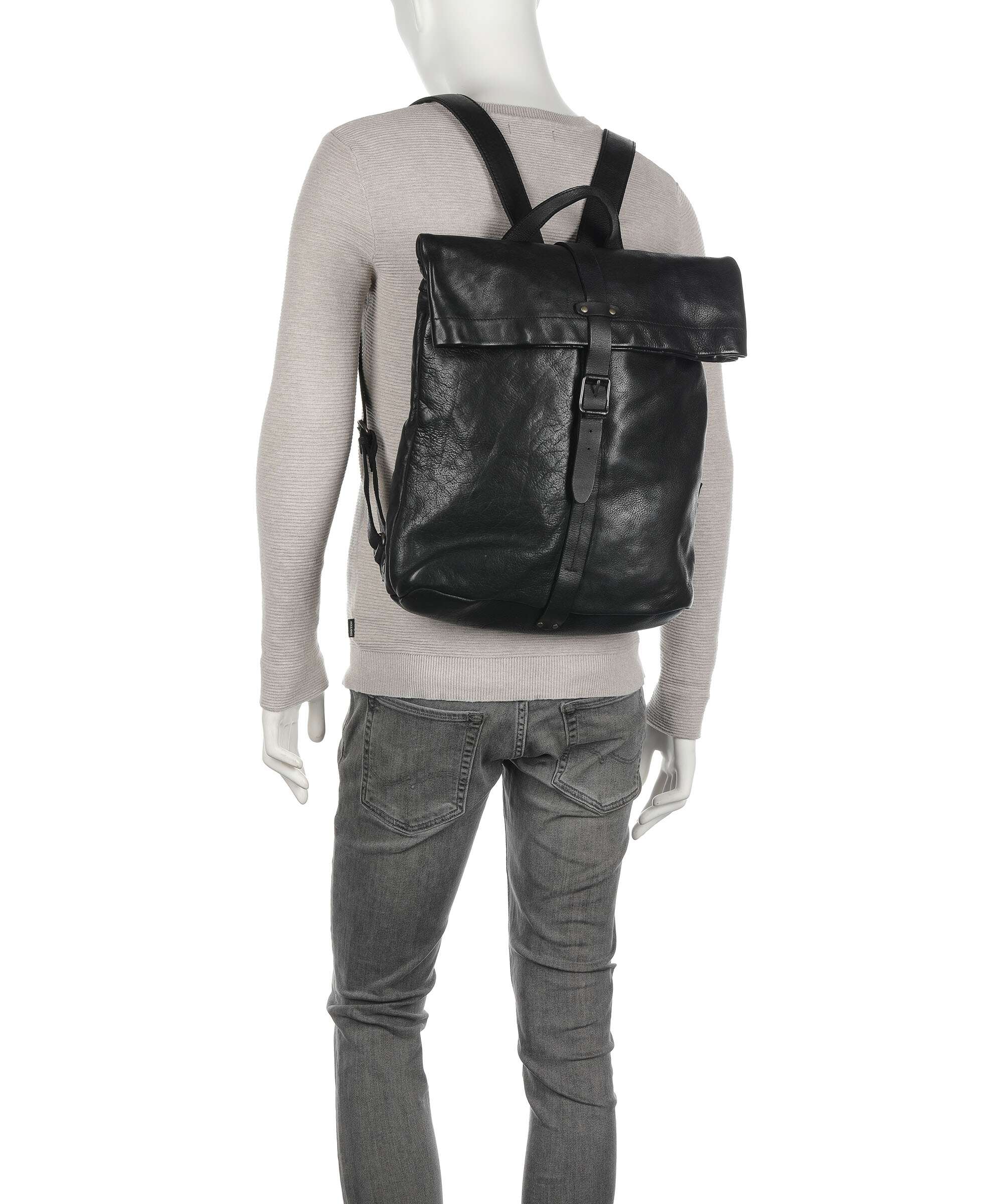 Aunts & Uncles Barbershop Sparrow Backpack charcoal black