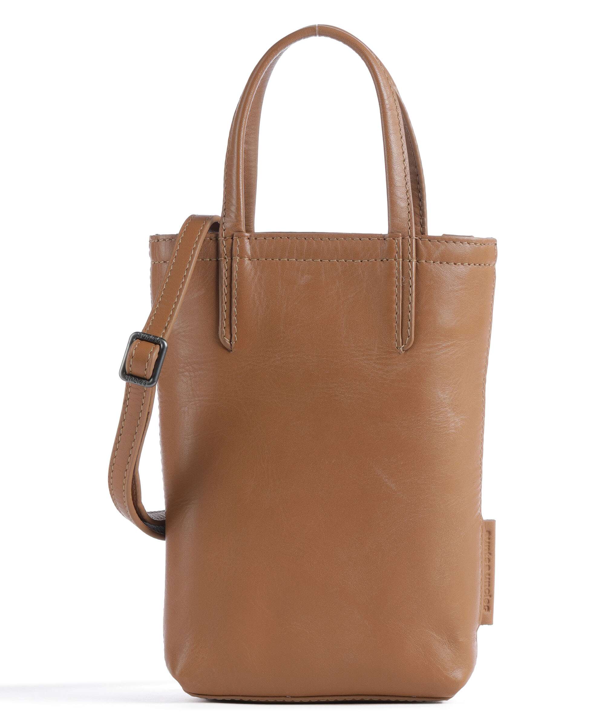 Aunts & Uncles Jamie's Orchard Freesia Phone bag cognac