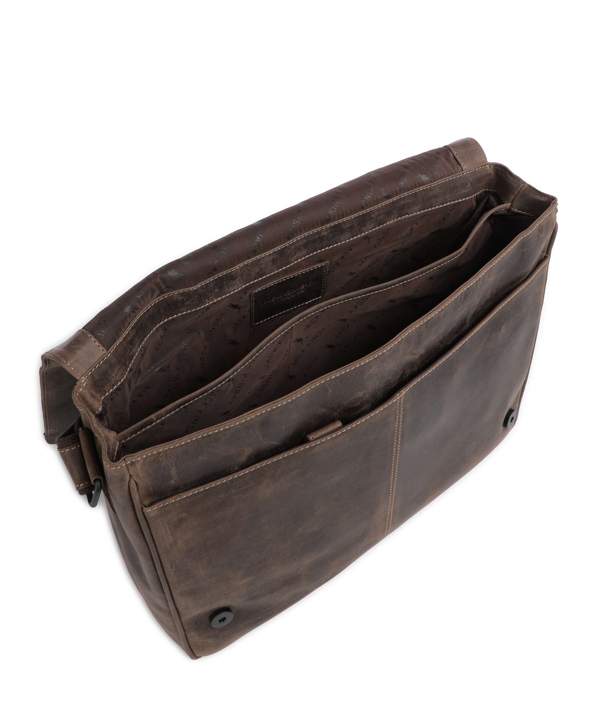 Jack Kinsky Baltimore 5 Messenger bag mokka