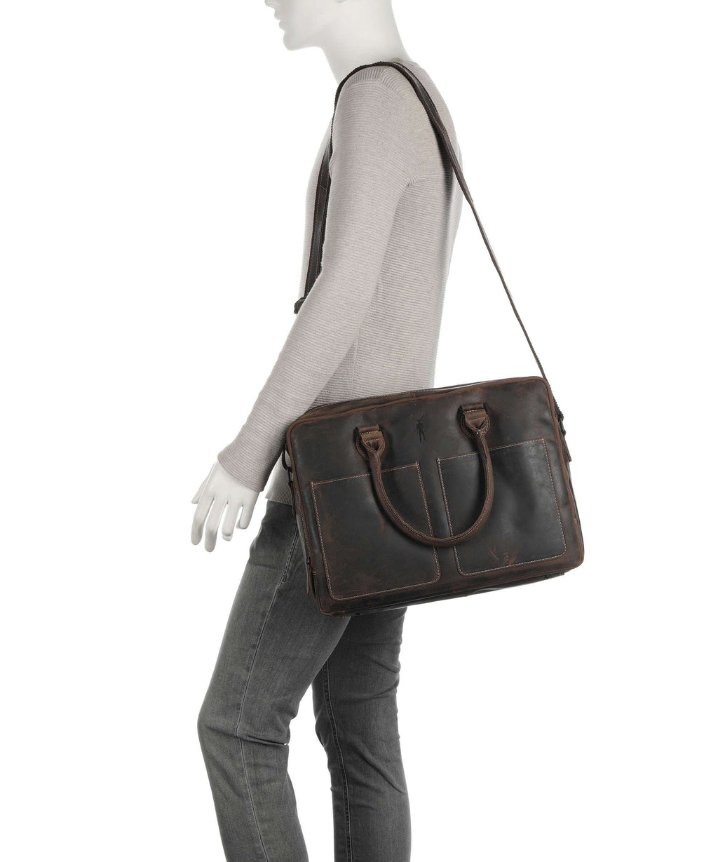 Jack Kinsky Baltimore 7 Briefcase mokka