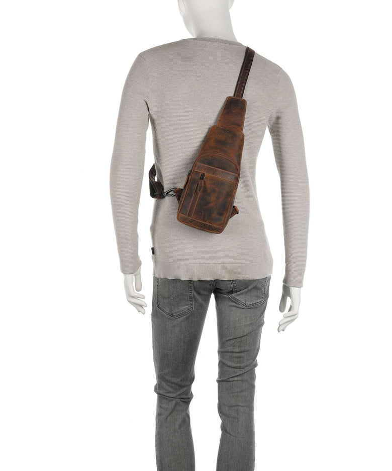 Jack Kinsky Baltimore 17 Sling bag cognac 