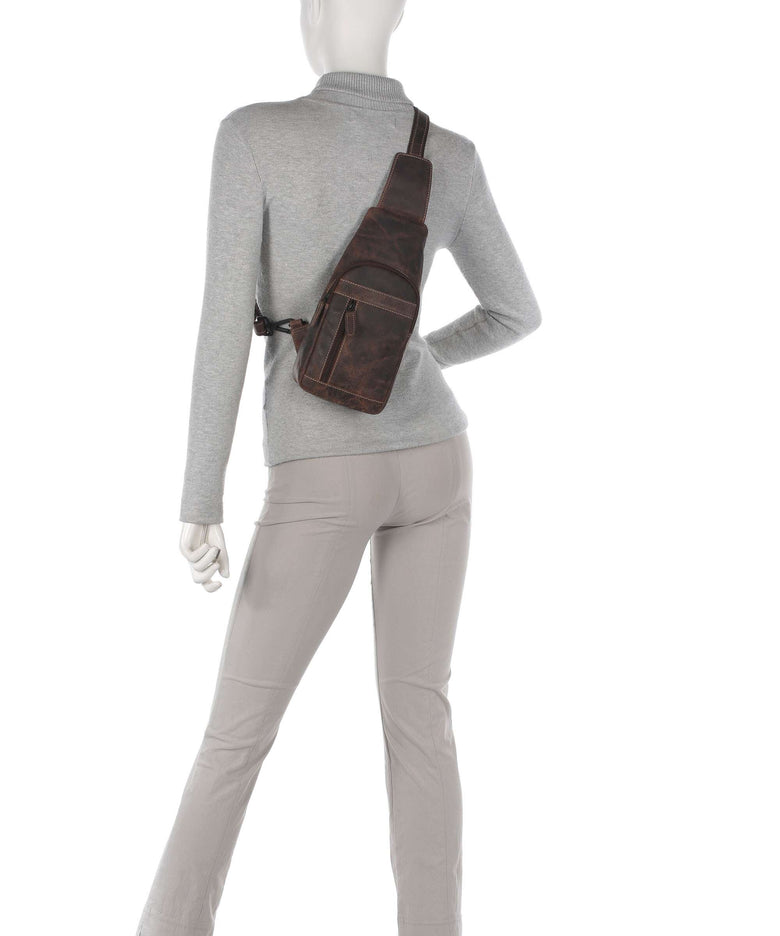 Jack Kinsky Baltimore 17 Sling bag mokka 