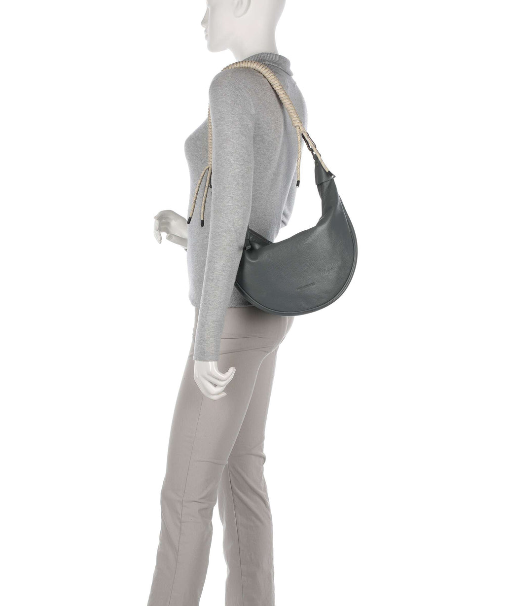 FredsBruder Nea Hobo bag blue grey