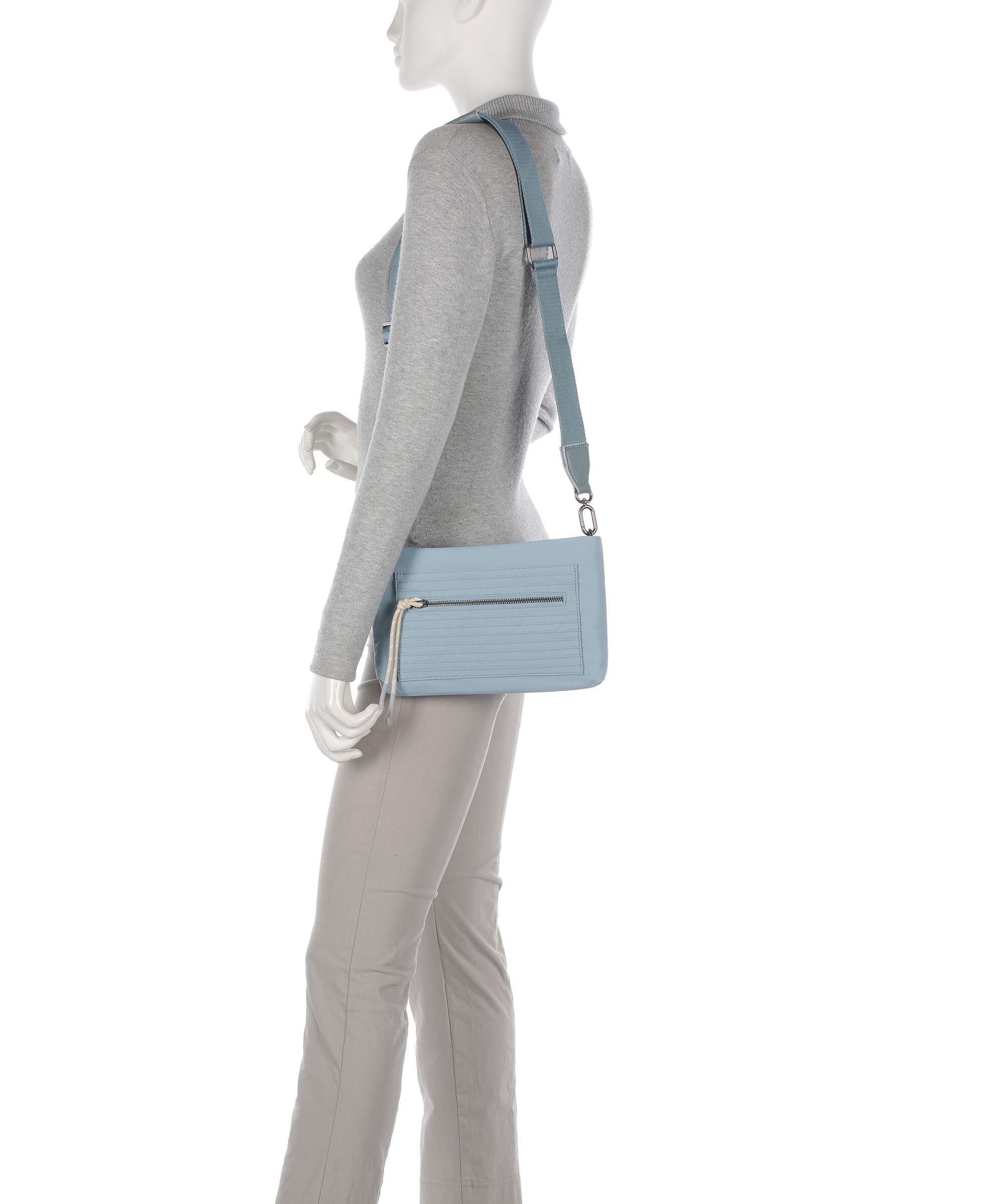FredsBruder Friends For Life Crossbody bag dusty blue