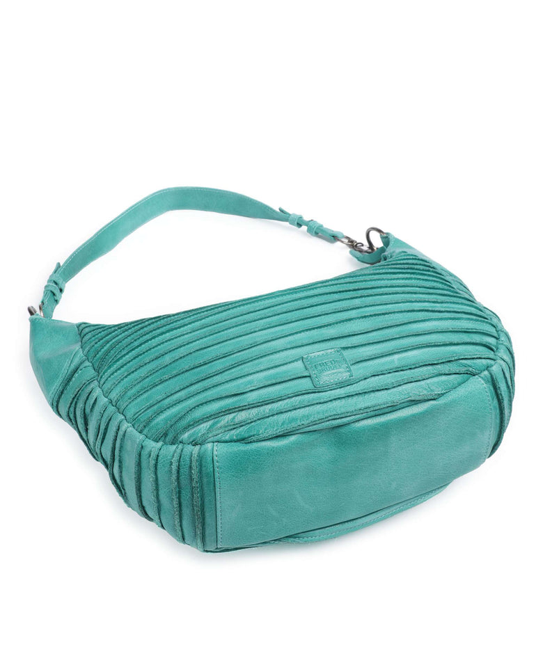 FredsBruder Bestseller Riffel Flowow Hobo bag turquoise