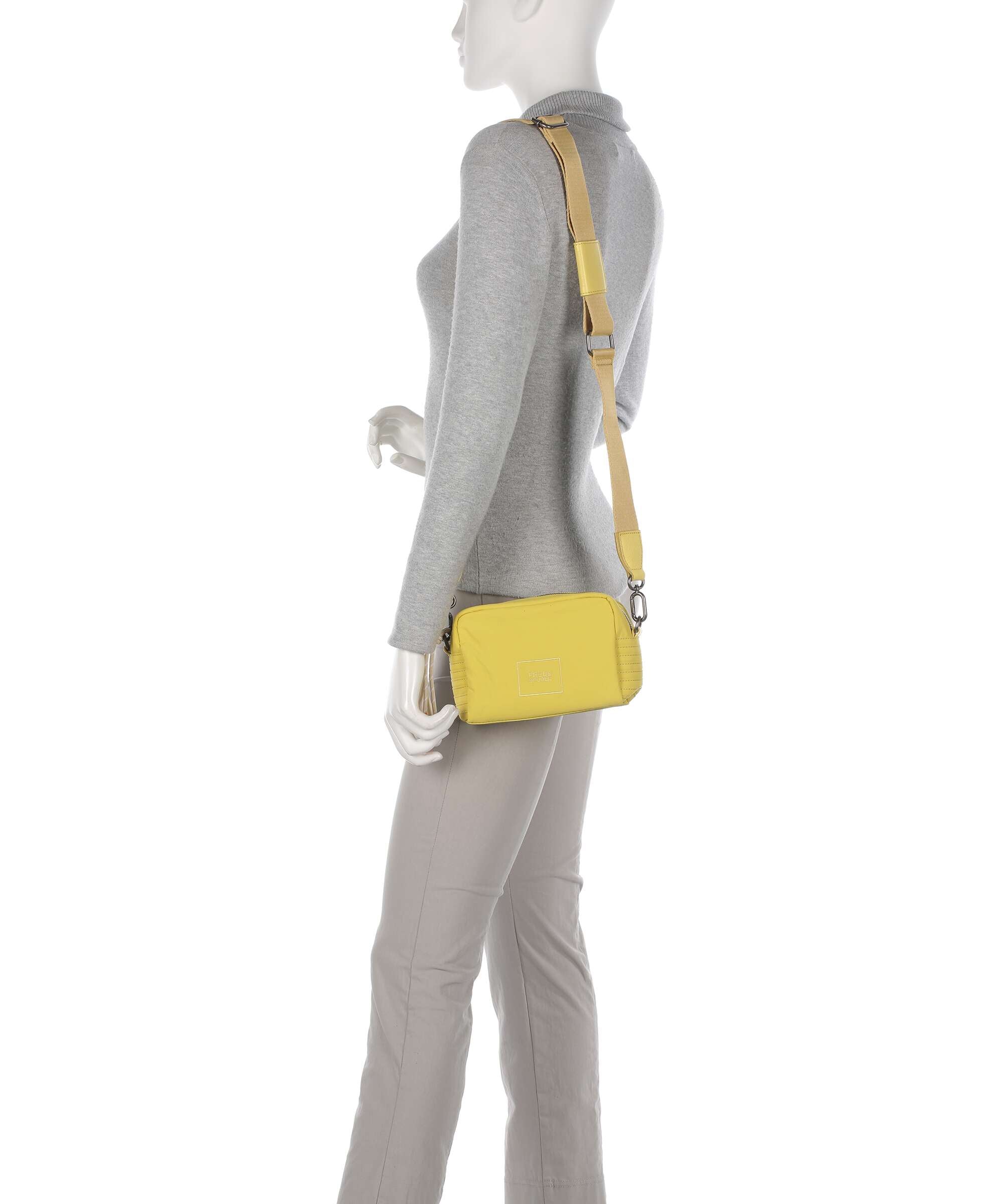FredsBruder Friends For Life Crossbody bag lemon yellow