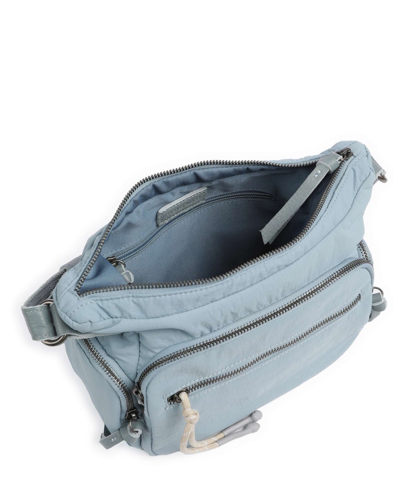 FredsBruder Friends for life Crossbody bag dusty blue