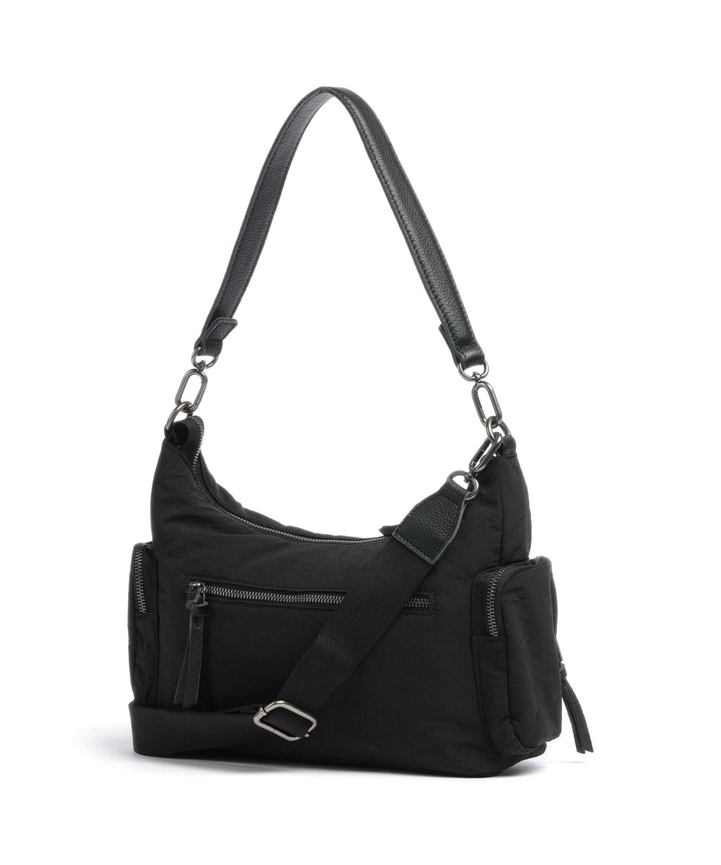 FredsBruder Friends For Life Hobo bag black