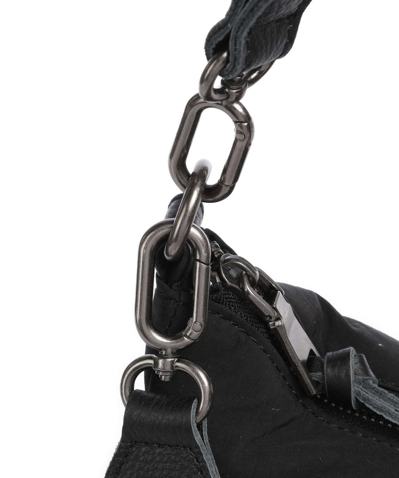 FredsBruder Friends for life Hobo bag black