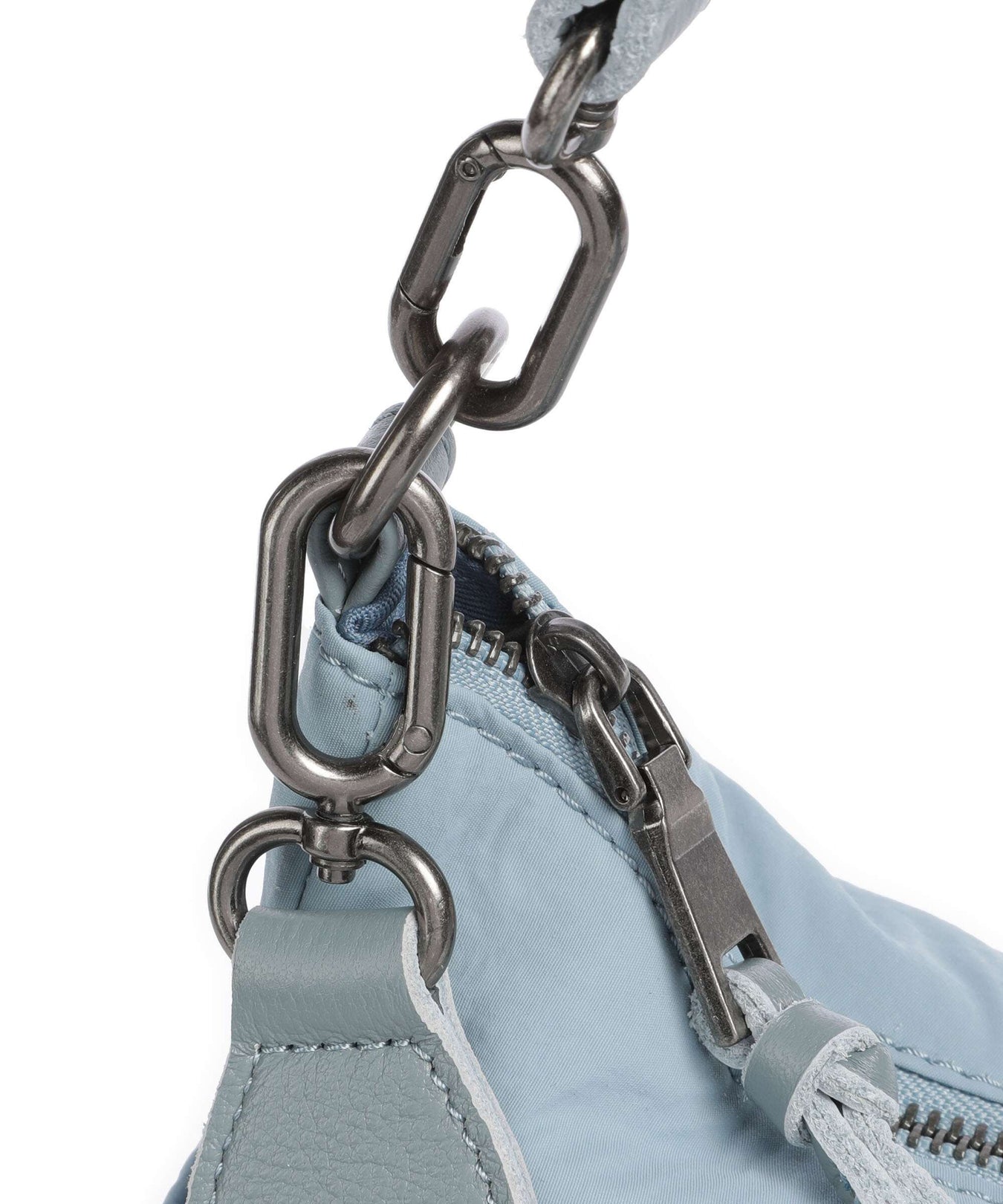 FredsBruder Friends for life Hobo bag dusty blue