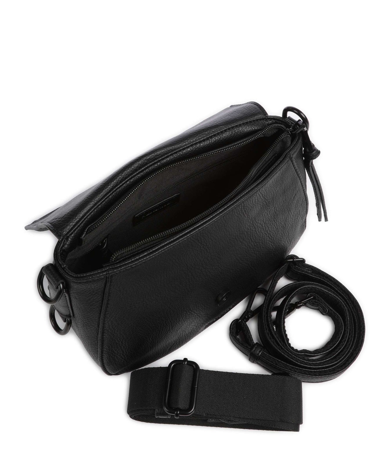 FredsBruder Deep Dark Crossbody bag black