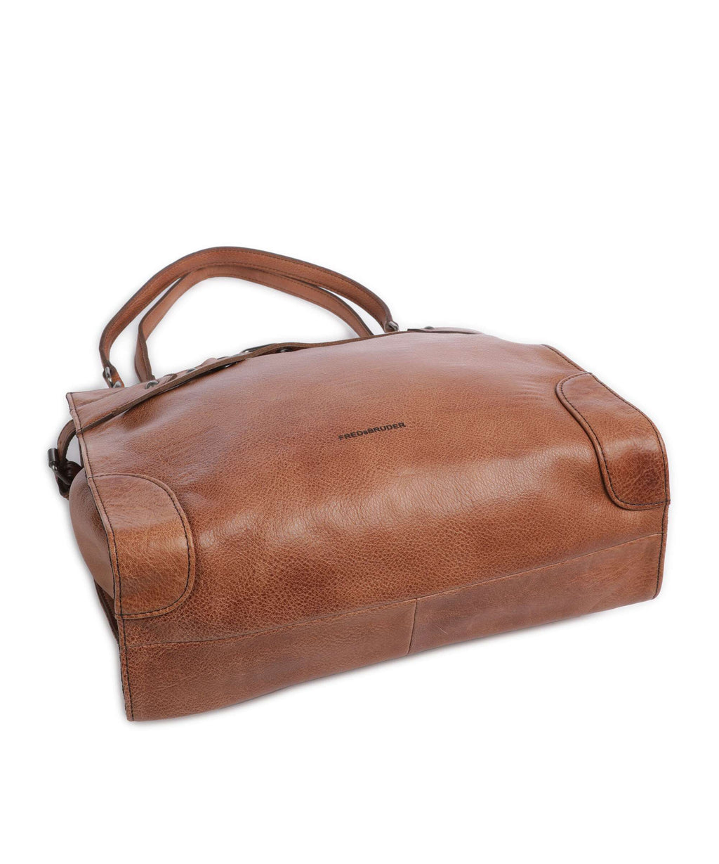 FredsBruder Belt It Hobo bag dark caramel