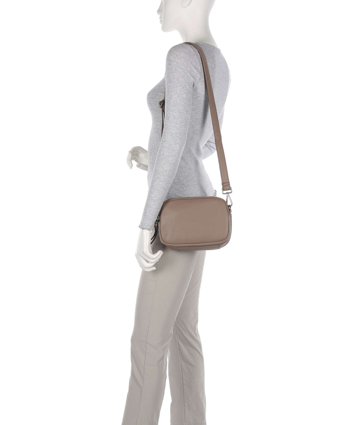 FredsBruder Bestie Crossbody bag dark taupe