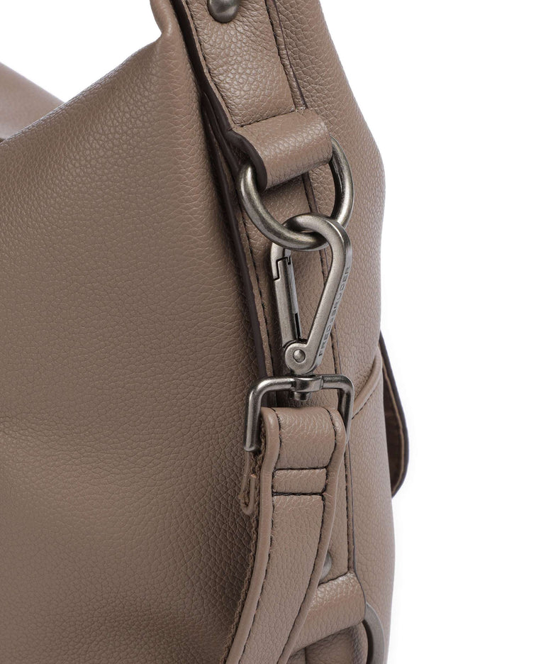 FredsBruder Bestie Hobo bag dark taupe