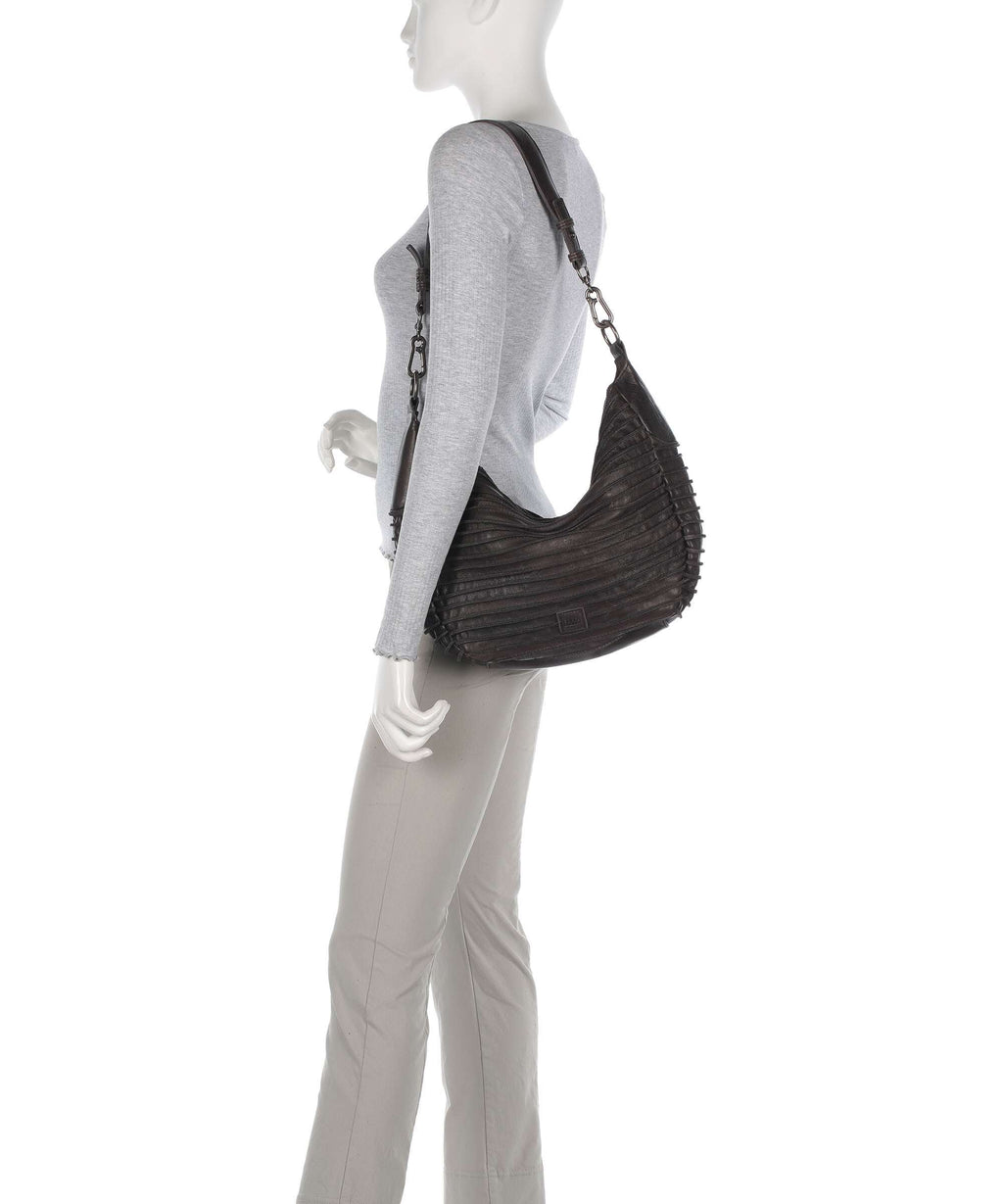 FredsBruder Bestseller Riffel Flowow Hobo bag brown