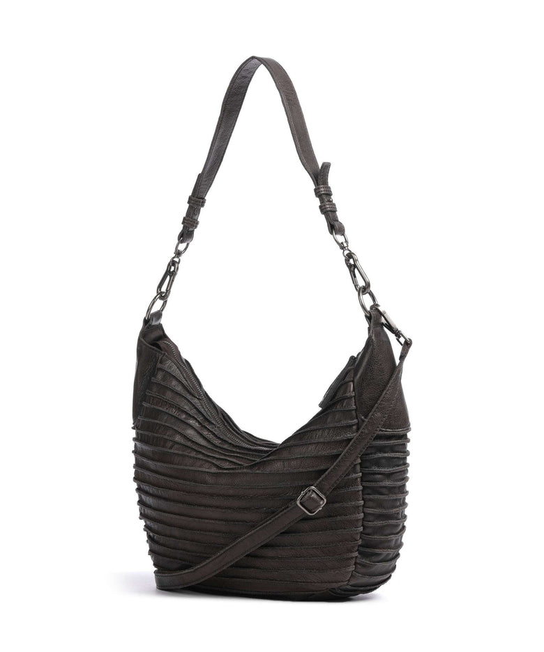 FredsBruder Bestseller Riffel Flowow Hobo bag brown