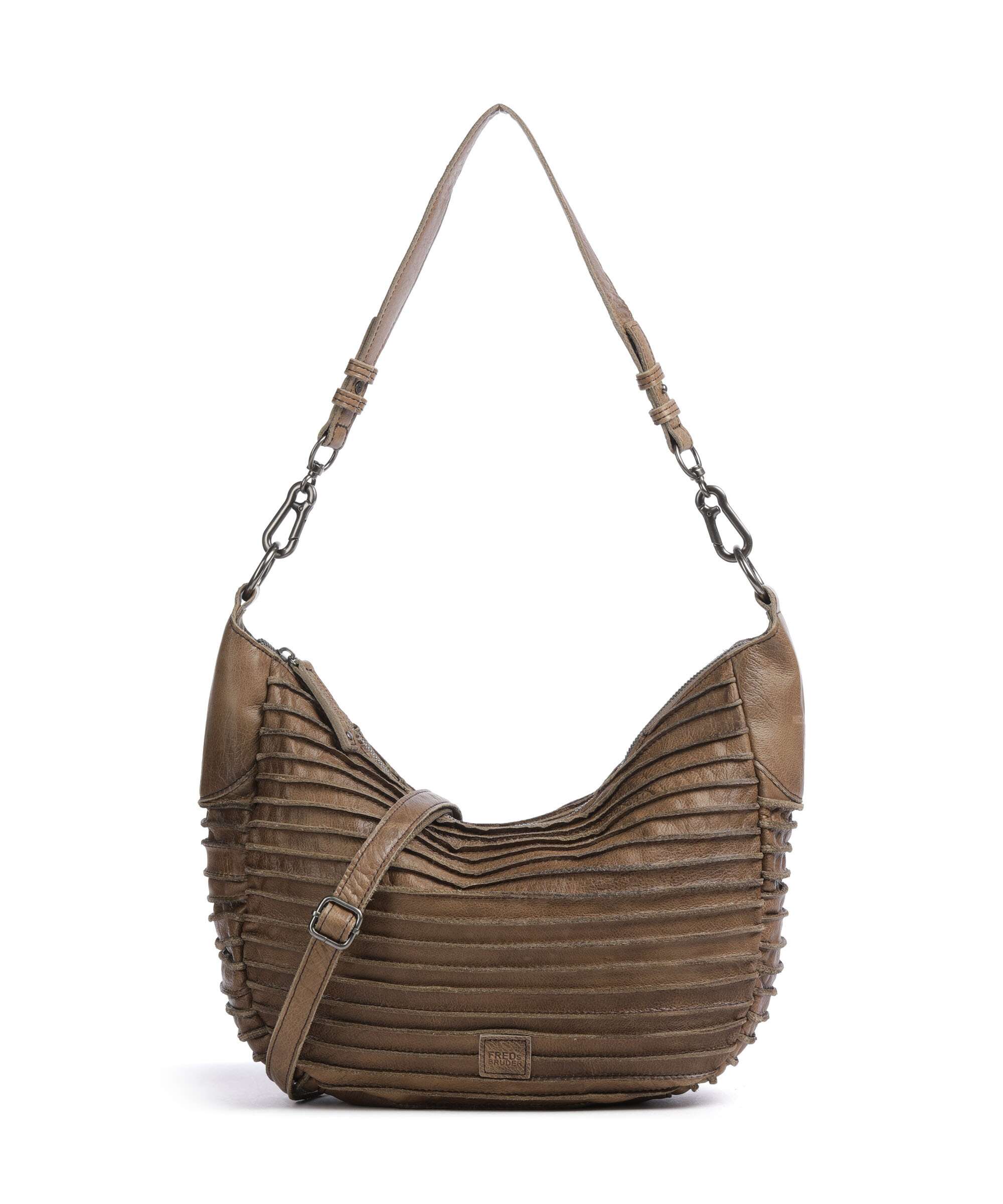 FredsBruder Riffel Flowow Hobo bag olive