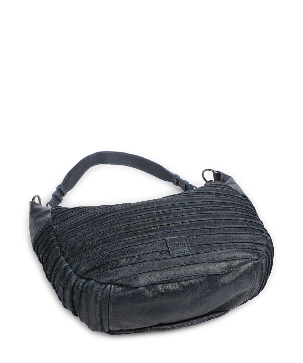 FredsBruder Bestseller Riffel Flowow Hobo bag dusty blue