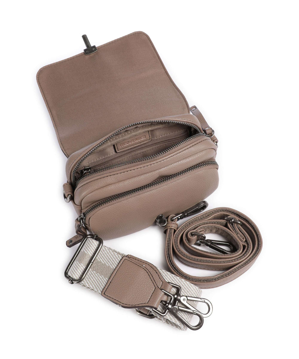 FredsBruder Bestie Crossbody bag dark taupe