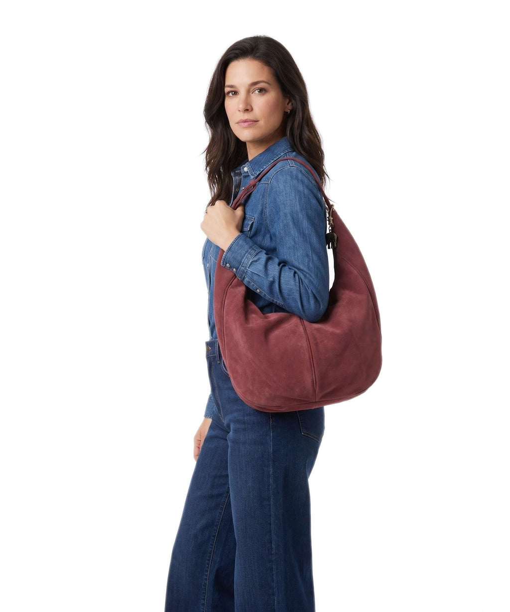 Anokhi Hobo bag merlot