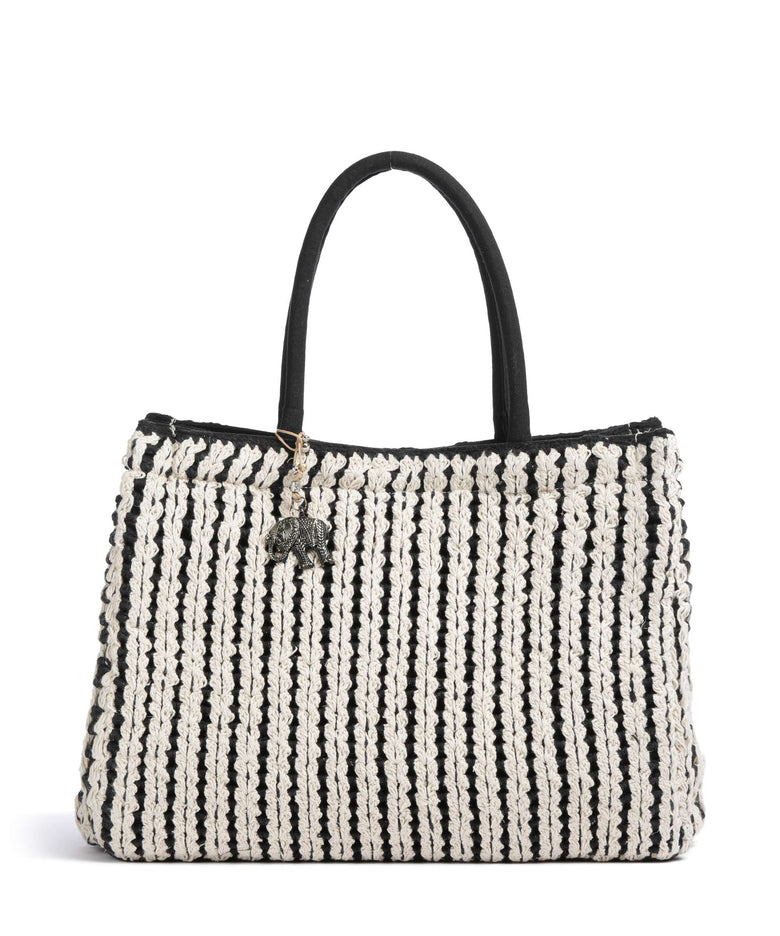 Anokhi Tote bag black/white