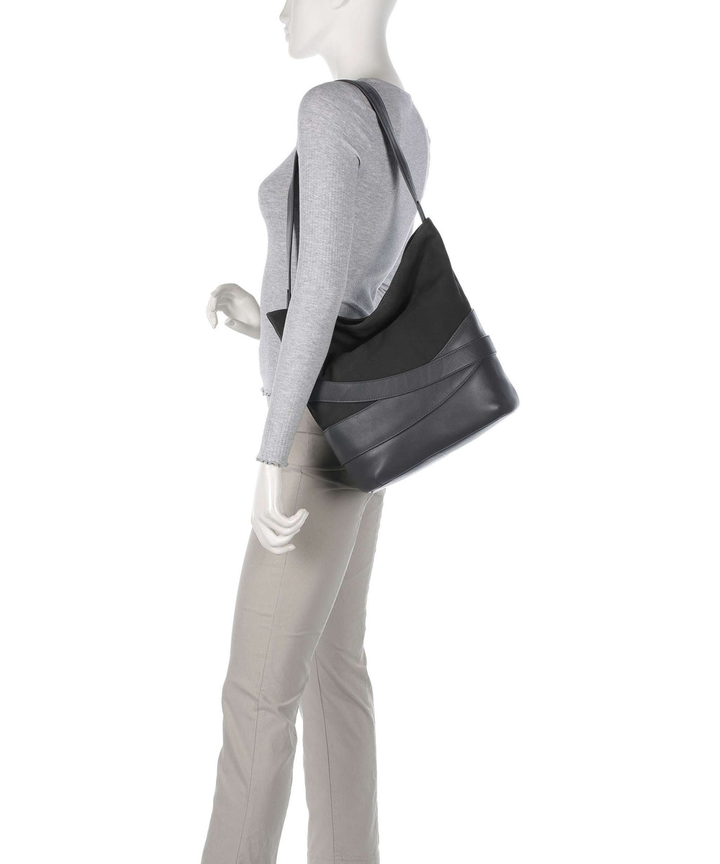 Aunts & Uncles Heavenly Meadow Daydream Hobo bag blue graphite