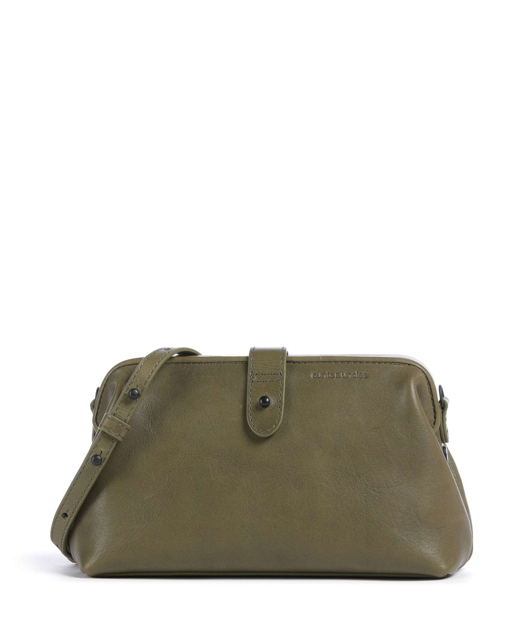 Aunts & Uncles Grandma's Luxury Club Mrs. Eclair Crossbody bag olive branch