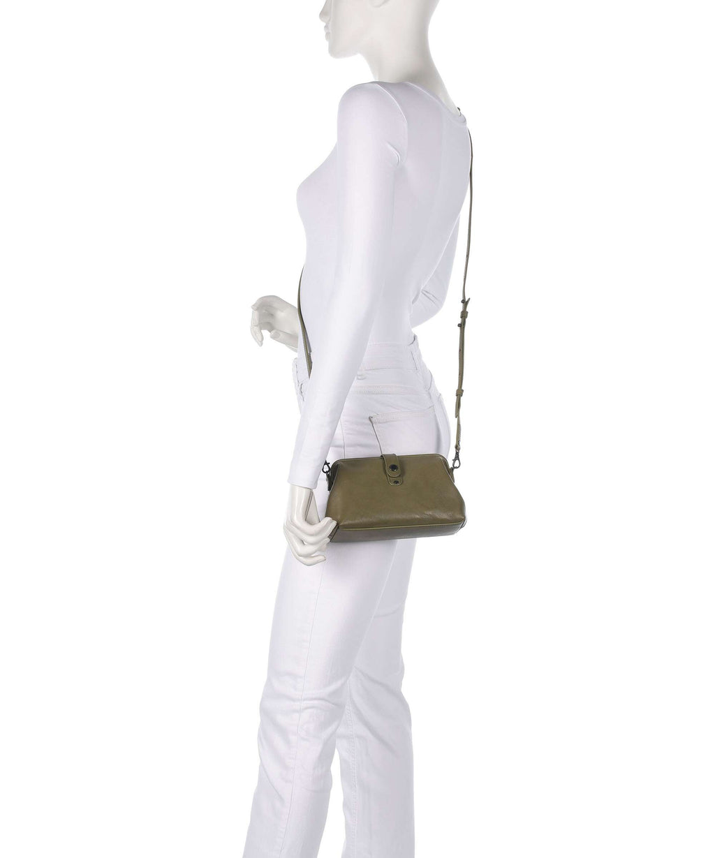 Aunts & Uncles Grandma's Luxury Club Mrs. Eclair Crossbody bag olive branch