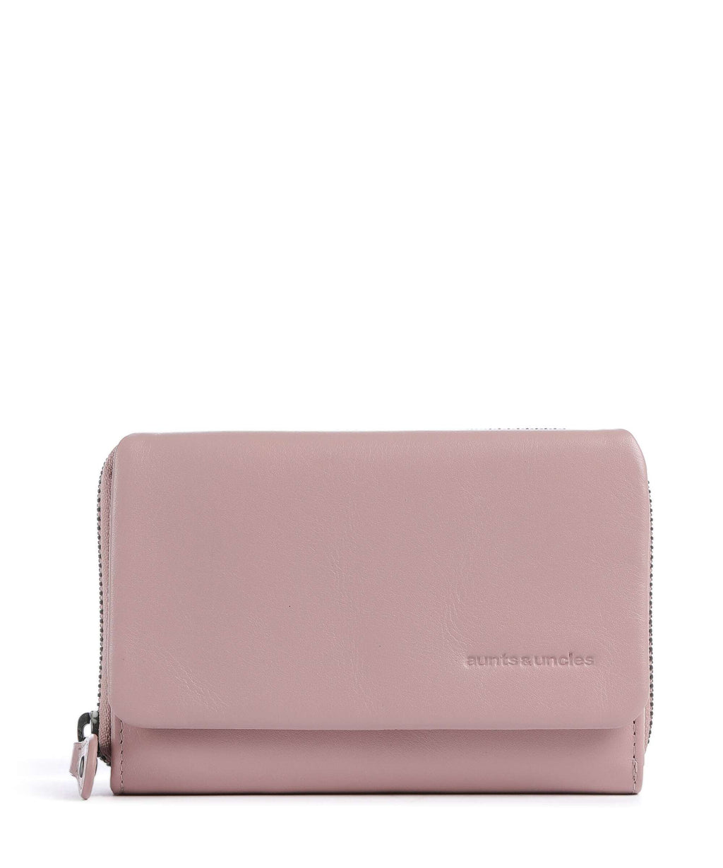 Aunts & Uncles Jamie's Orchard Dahlia RFID Wallet cosmetic pink