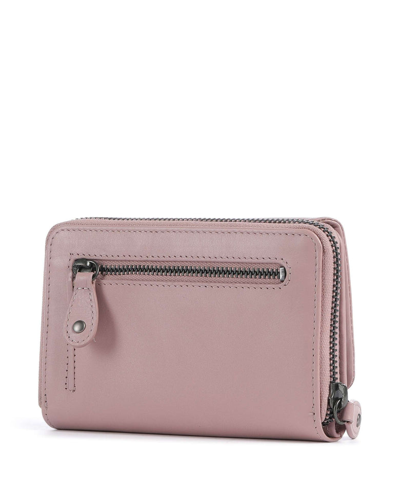 Aunts & Uncles Jamie's Orchard Dahlia Wallet cosmetic pink