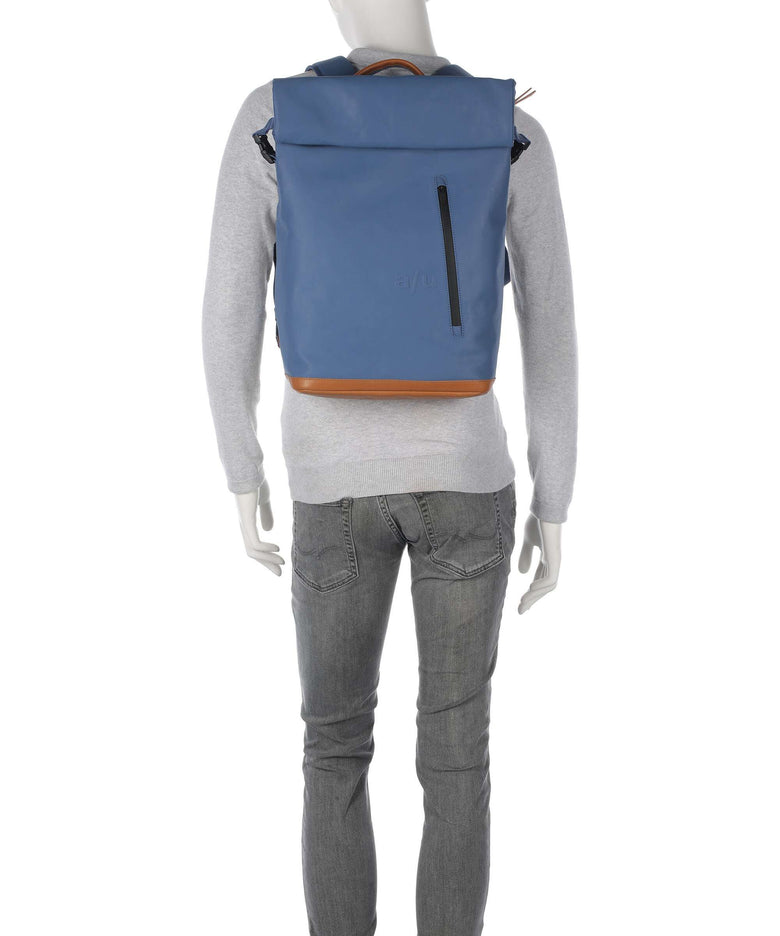 Aunts & Uncles Japan Fukui Rolltop backpack blue jeans