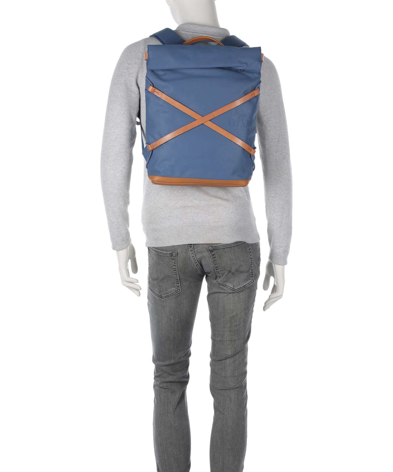 Aunts & Uncles Japan Yokohama Rolltop backpack blue jeans