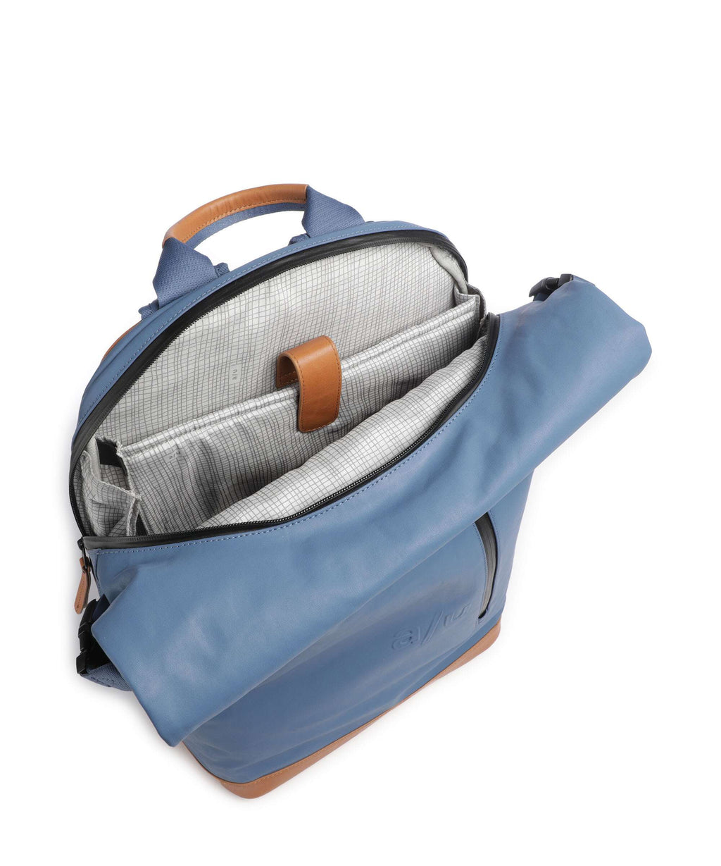 Aunts & Uncles Japan Matsuyama Rolltop backpack blue jeans