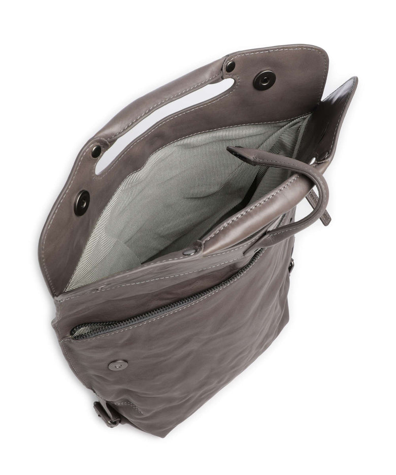 Aunts & Uncles Grandma's Luxury Club Mrs. Mince Pie Backpack bag oyster grey