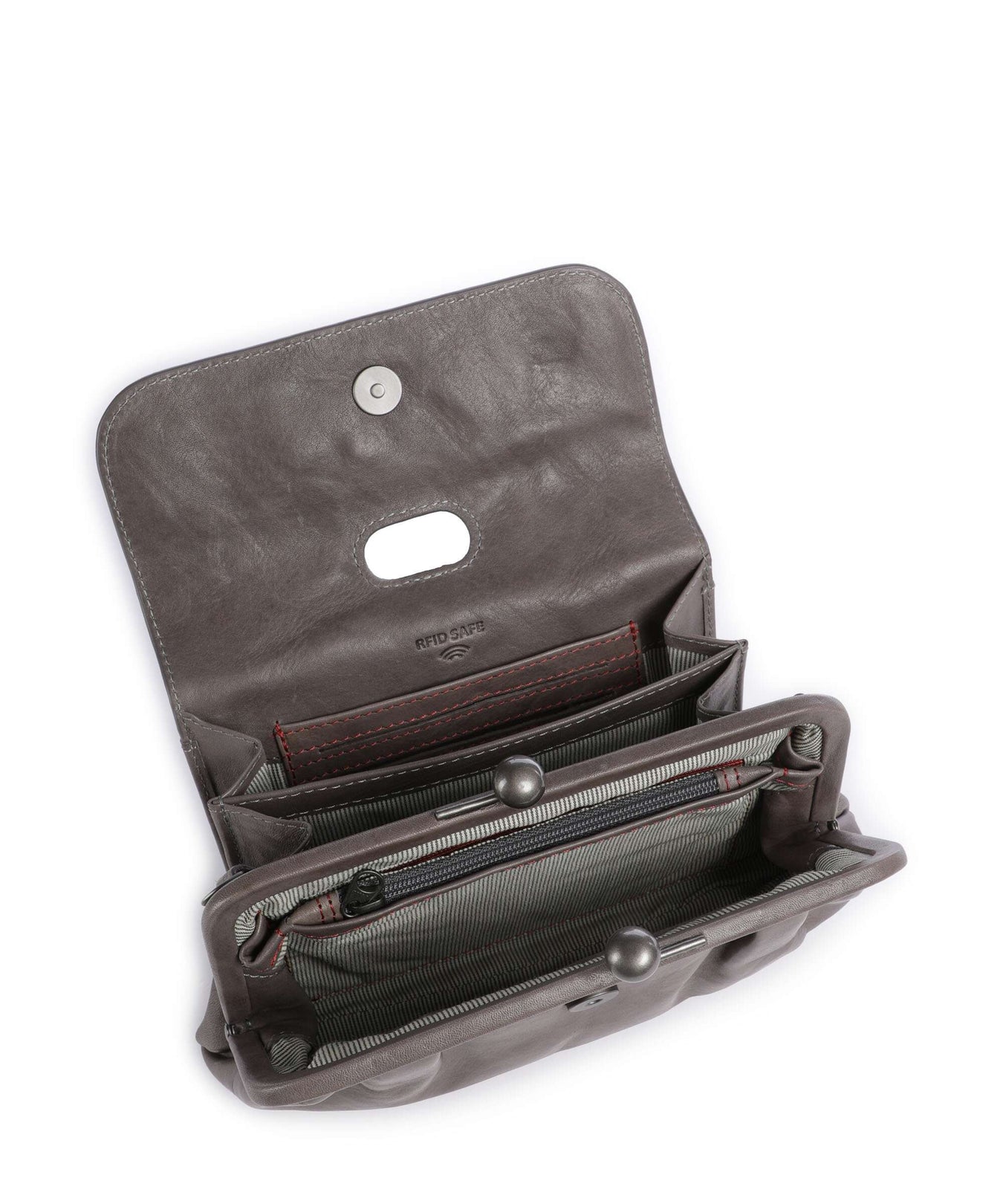 Aunts & Uncles Grandma's Luxury Club Mrs. Whoopie Pie Crossbody bag oyster grey