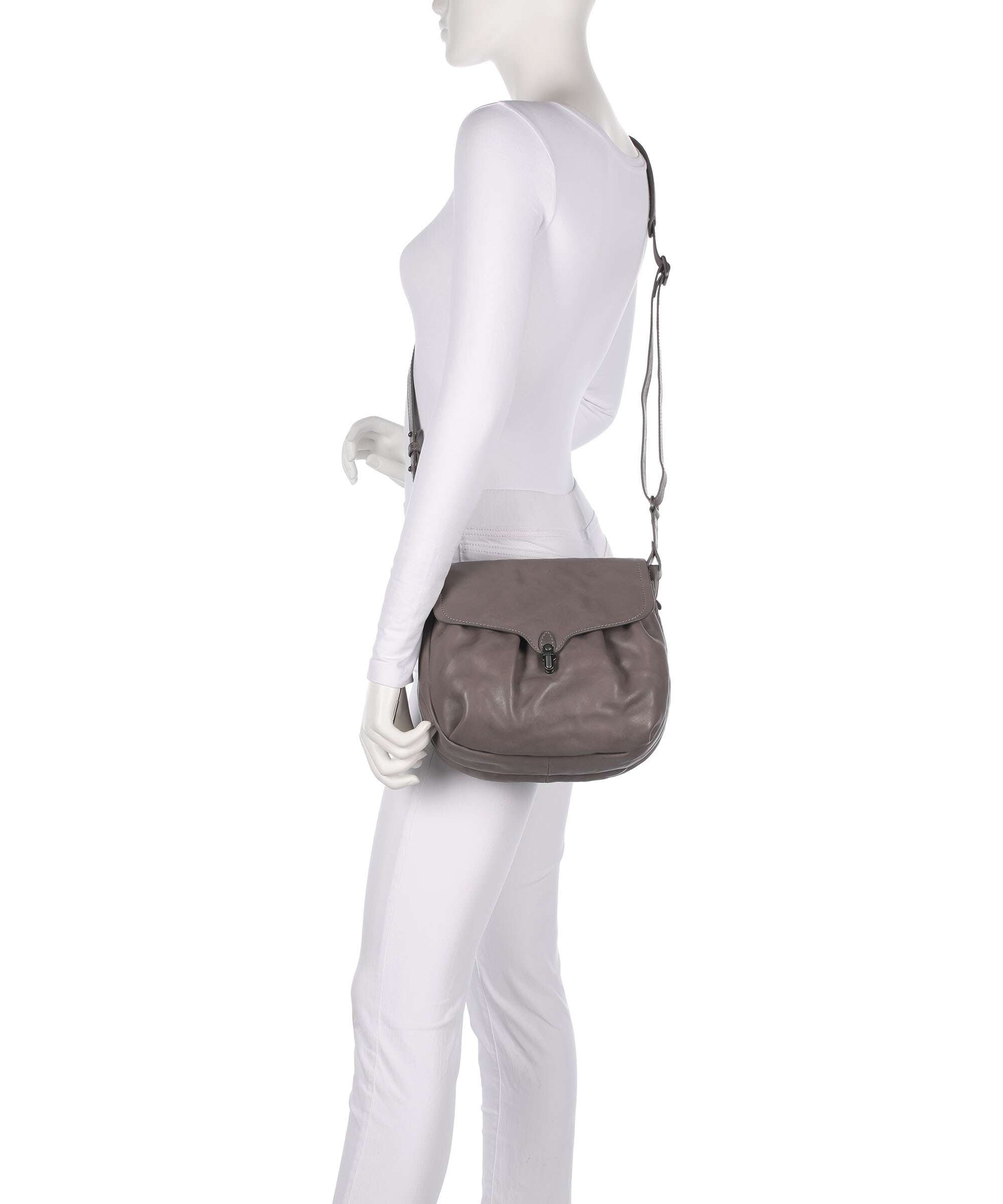 Aunts & Uncles Grandma's Luxury Club Mrs. Pineapple Pie Crossbody bag oyster grey