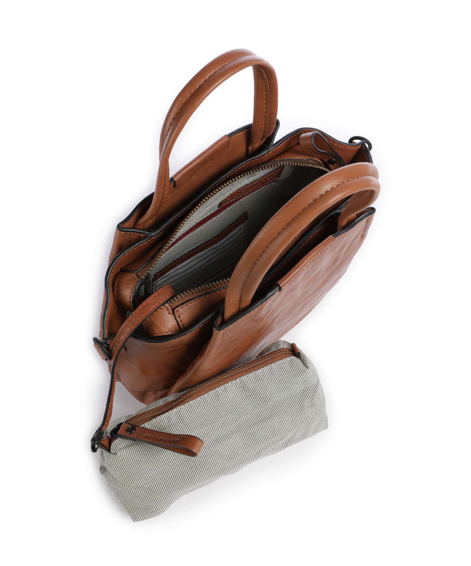 Aunts & Uncles Grandma's Luxury Club Mrs. Plum Crumble Handbag caramel