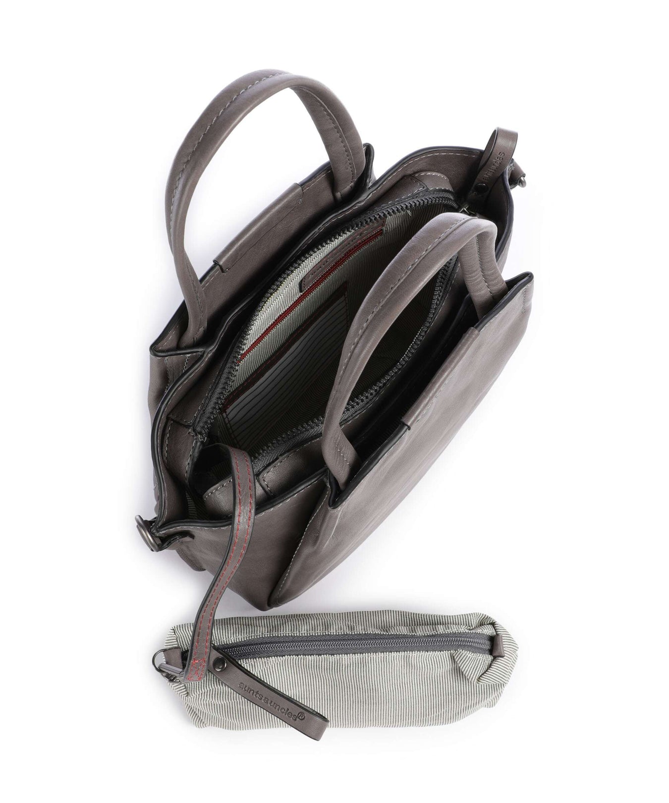 Aunts & Uncles Grandma's Luxury Club Mrs. Plum Crumble Handbag oyster grey