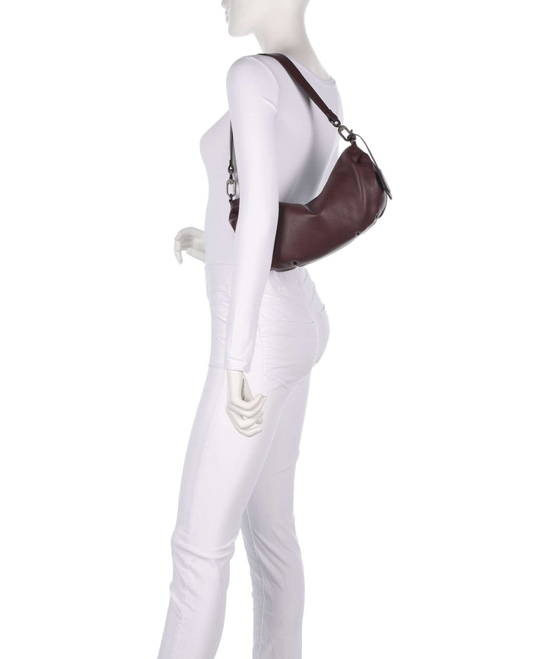 Aunts & Uncles Philocalists Sparkle Hobo bag merlot