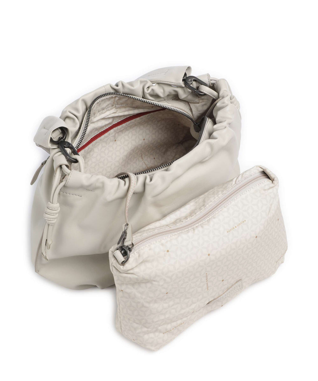 Aunts & Uncles Bohemian Vibes Bloom Hobo bag chalk