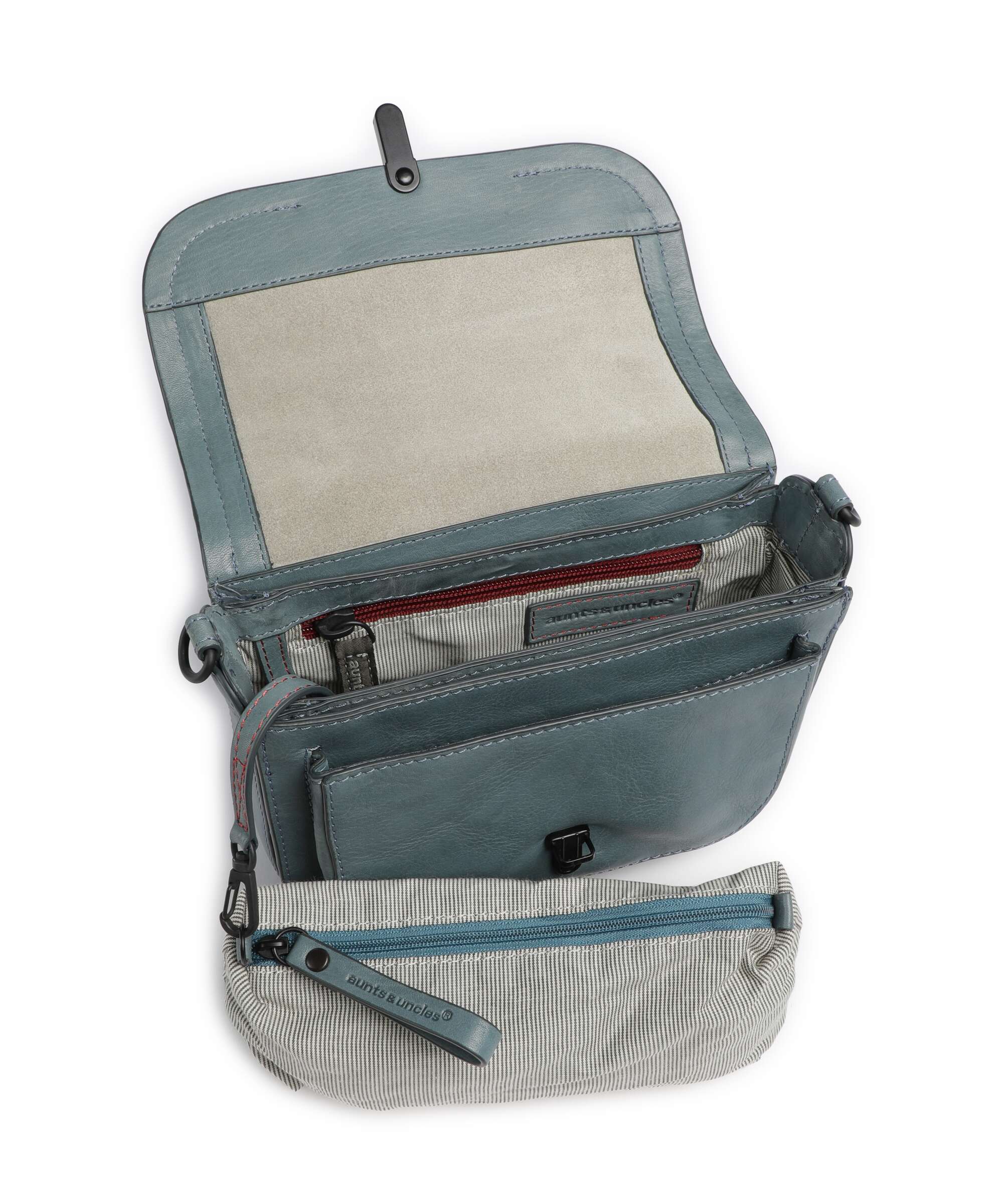 Aunts & Uncles Grandma's Luxury Club Mrs. Waffle Crossbody bag aegean blue