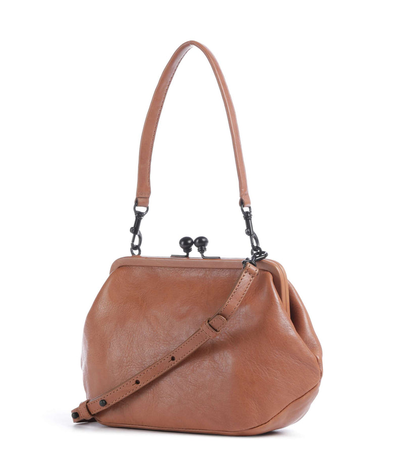 Aunts & Uncles Grandma's Luxury Club Mrs. Pizzelle Crossbody bag caramel