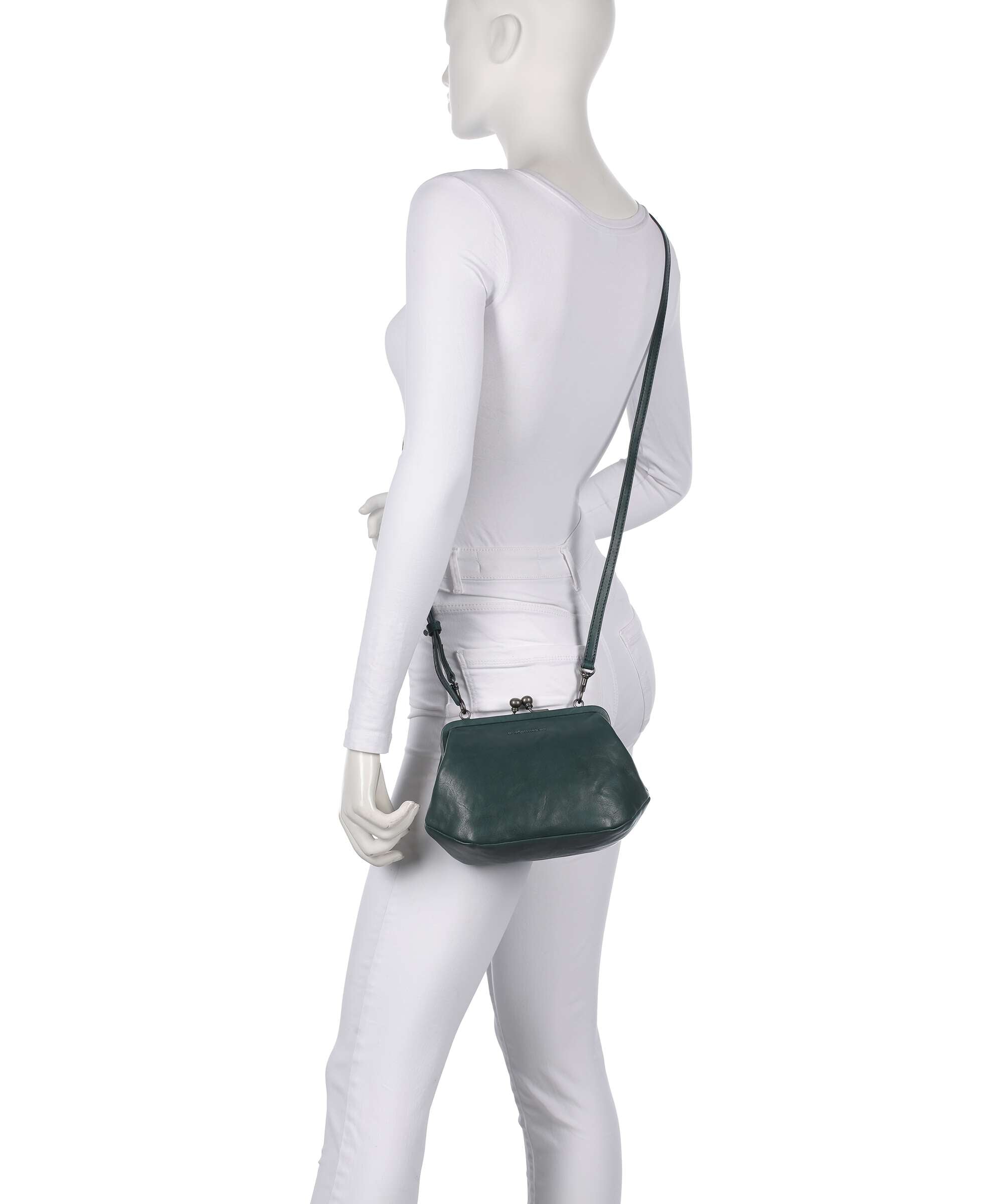 Aunts & Uncles Grandma's Luxury Club Mrs. Pizzelle Crossbody bag green jewel