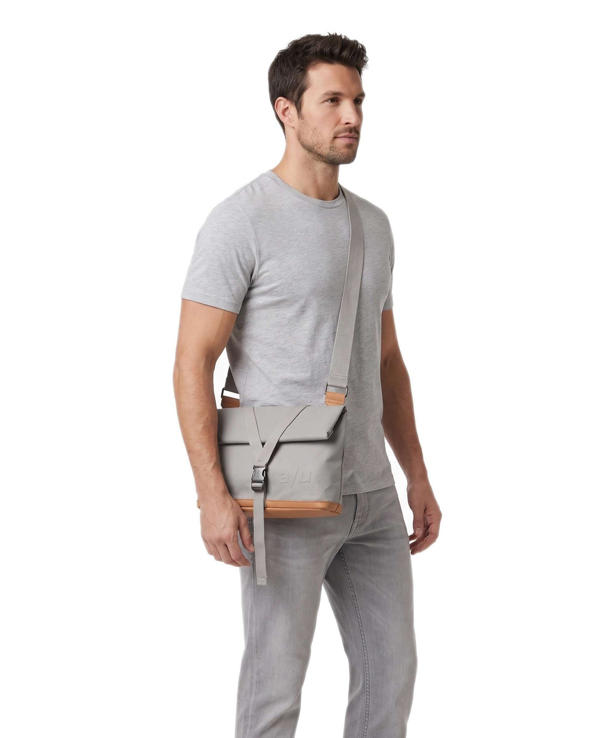 Aunts & Uncles Japan Yao Crossbody bag circular grey