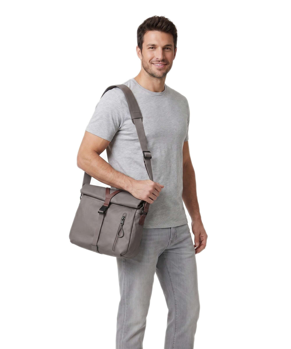 Aunts & Uncles Japan RE Seki Crossbody bag volcano grey