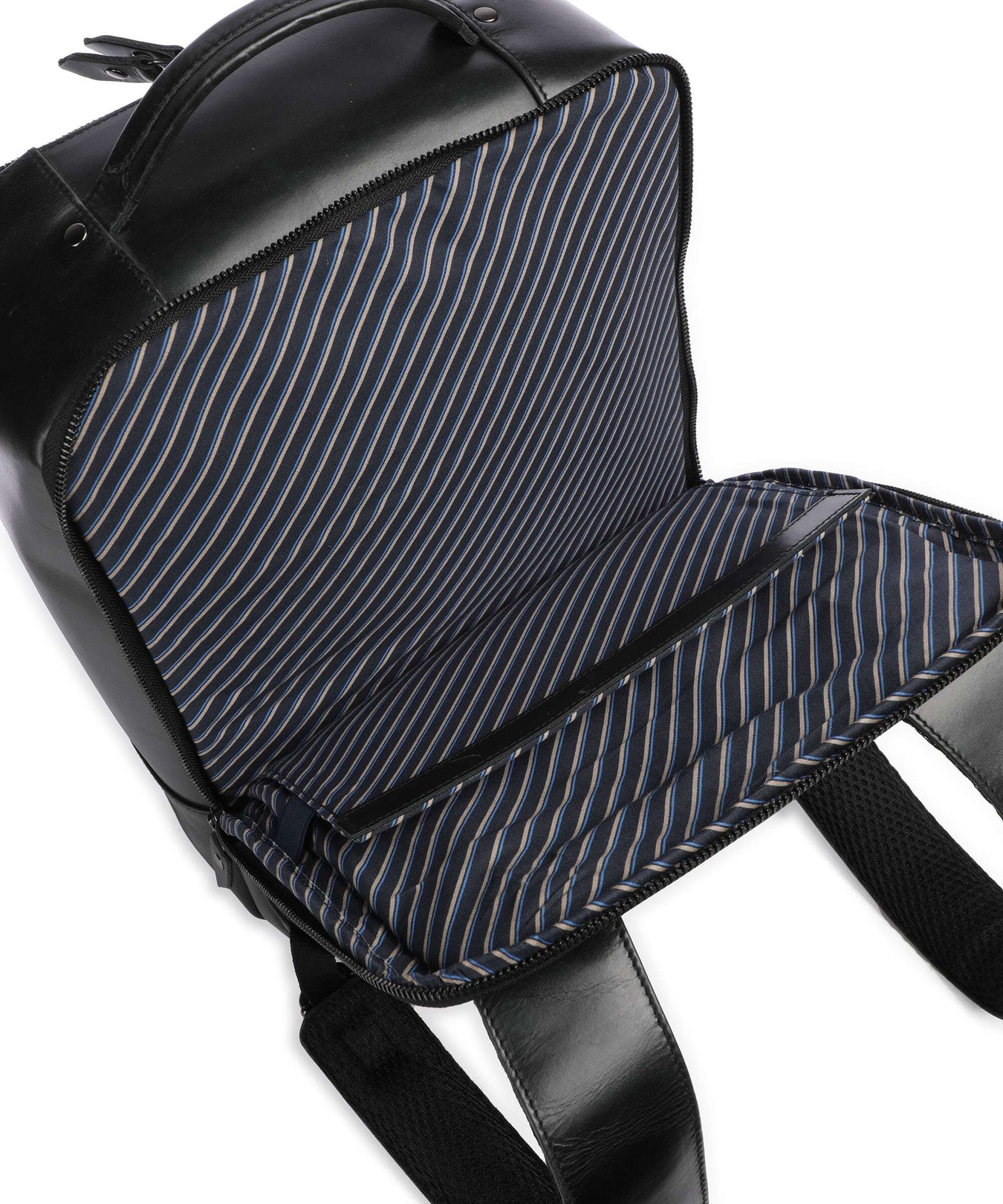 Buckle & Seam Crazy Horse Leon Backpack black